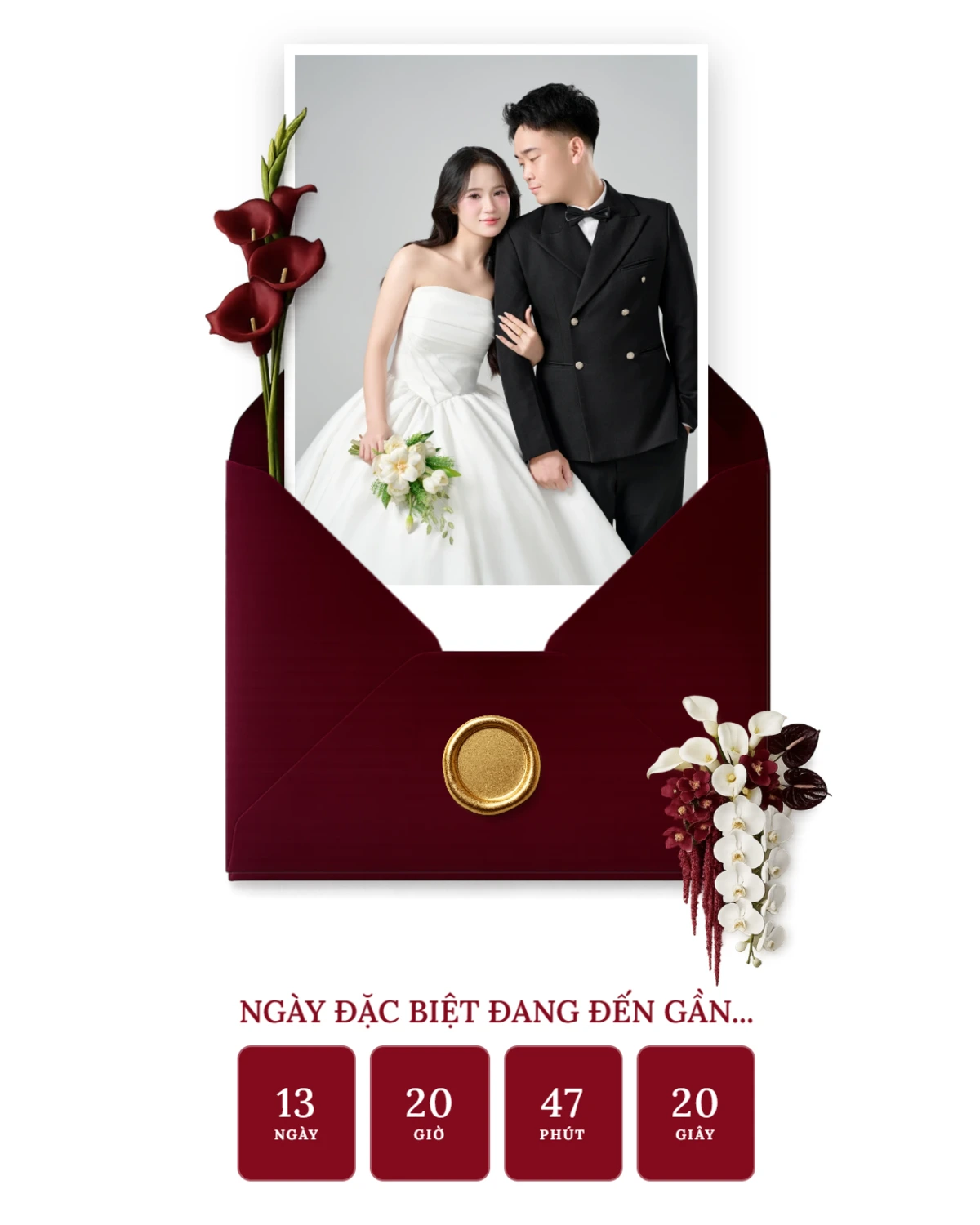 Mẫu thiệp Mẫu thiệp cưới 01