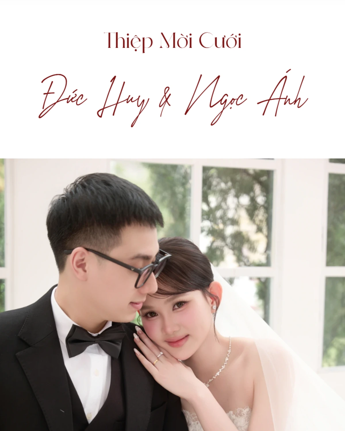Mẫu thiệp Mẫu thiệp cưới 06