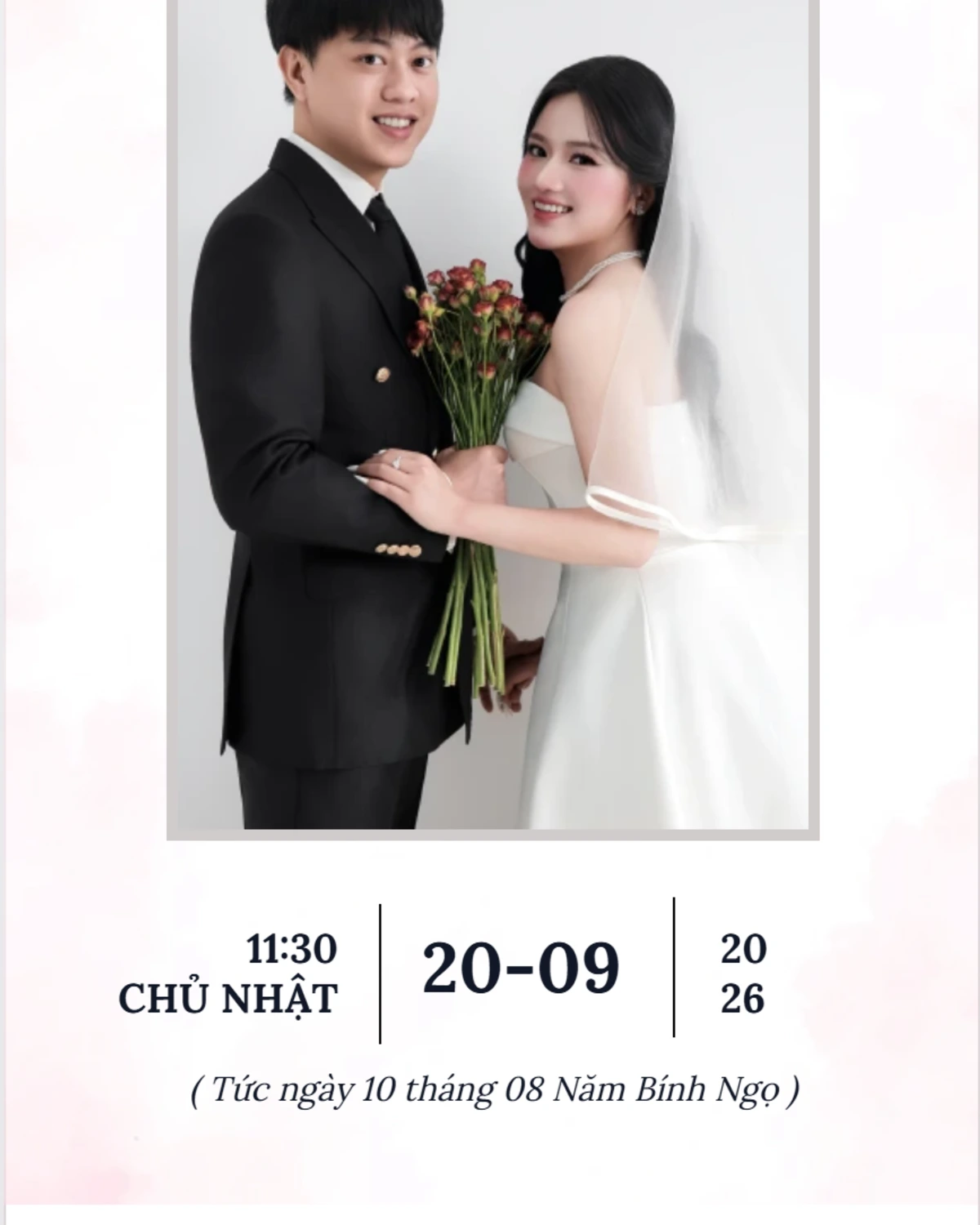 Mẫu thiệp Mẫu thiệp cưới 11