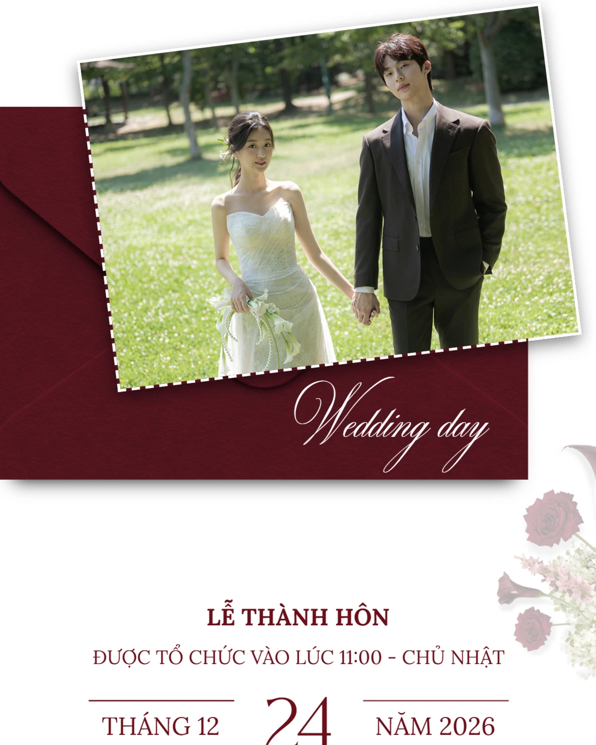 Mẫu thiệp Mẫu thiệp cưới 24
